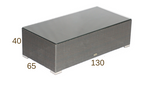Mesa de Centro para Exterior de Ratán con Vidrio Templado LG818-2