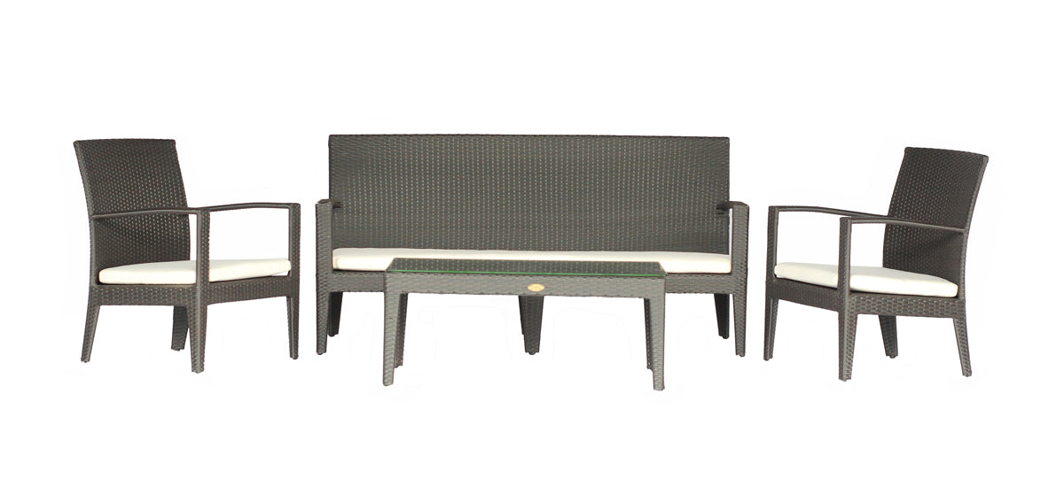 Sala para Exterior de Ratán 4 Piezas LG143-A