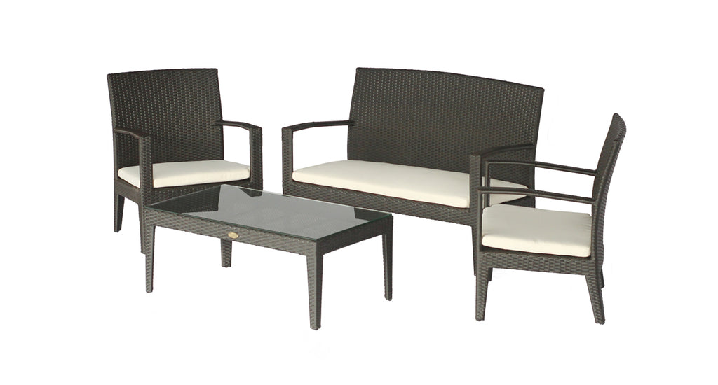 Sala para Exterior de Ratán 4 Piezas LG143-B