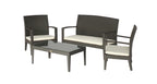 Sala para Exterior de Ratán 4 Piezas LG143-B