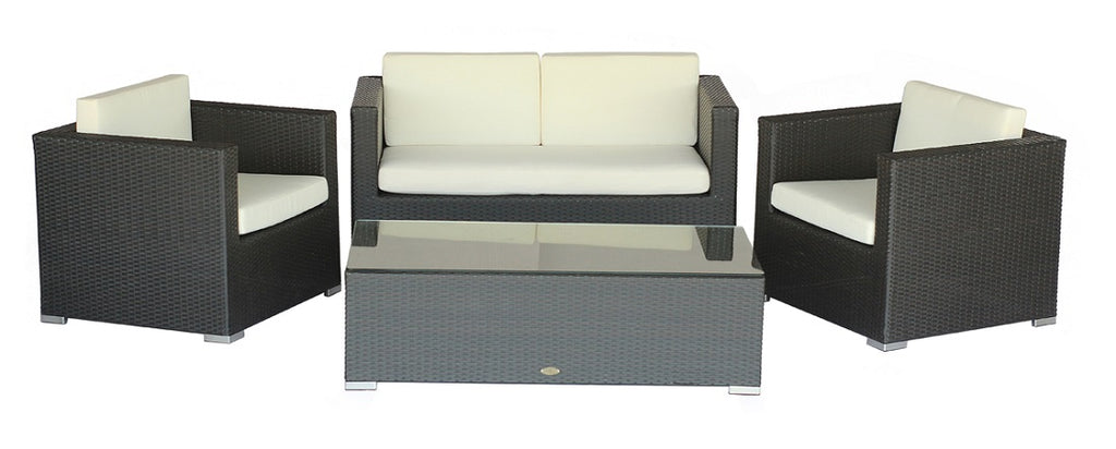Sala para Exterior de Ratán 4 Piezas LG408-B