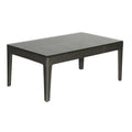 Mesa de Centro para Exterior de Ratán con Vidrio Templado LG143-4