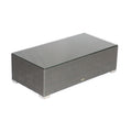 Mesa de Centro para Exterior de Ratán con Vidrio Templado LG818-2