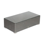 Mesa de Centro para Exterior de Ratán con Vidrio Templado LG818-2