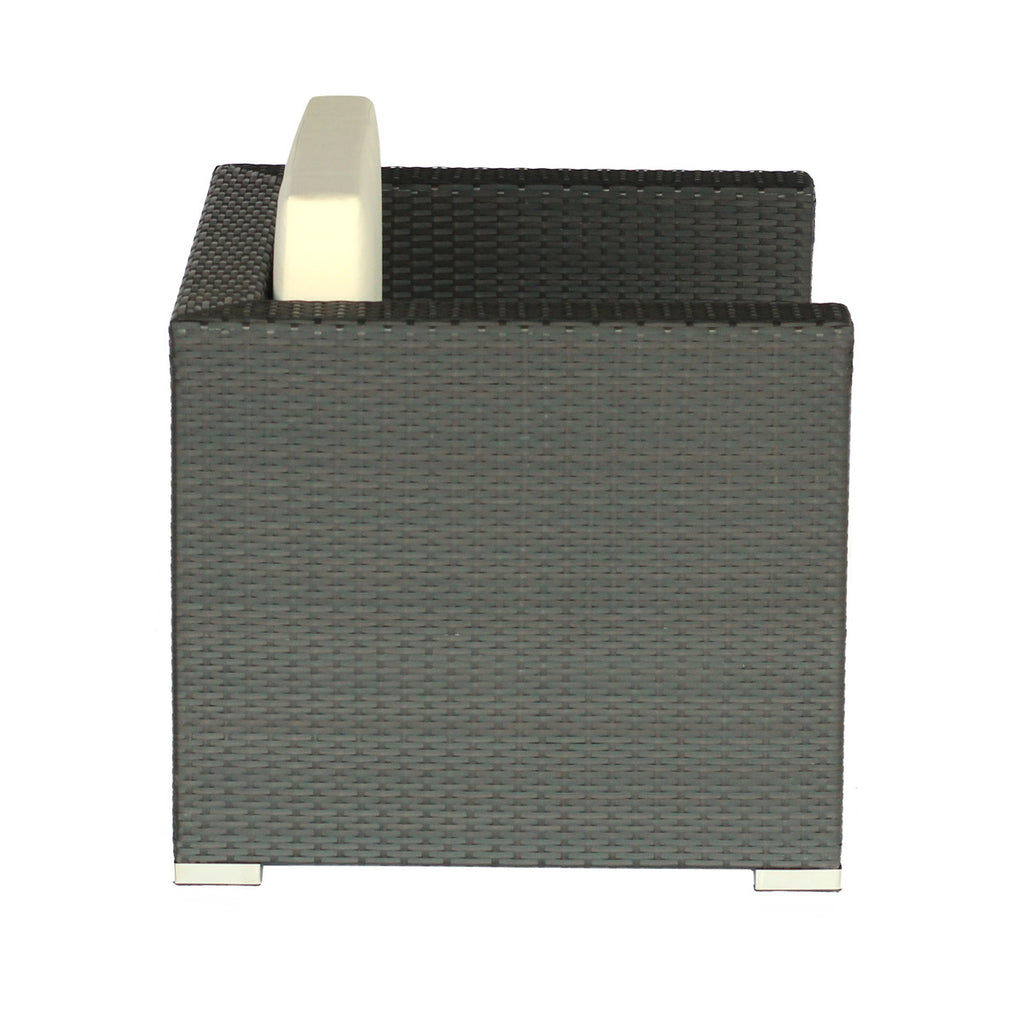 Sofá Individual para Exterior de Ratán con Cojines LG408