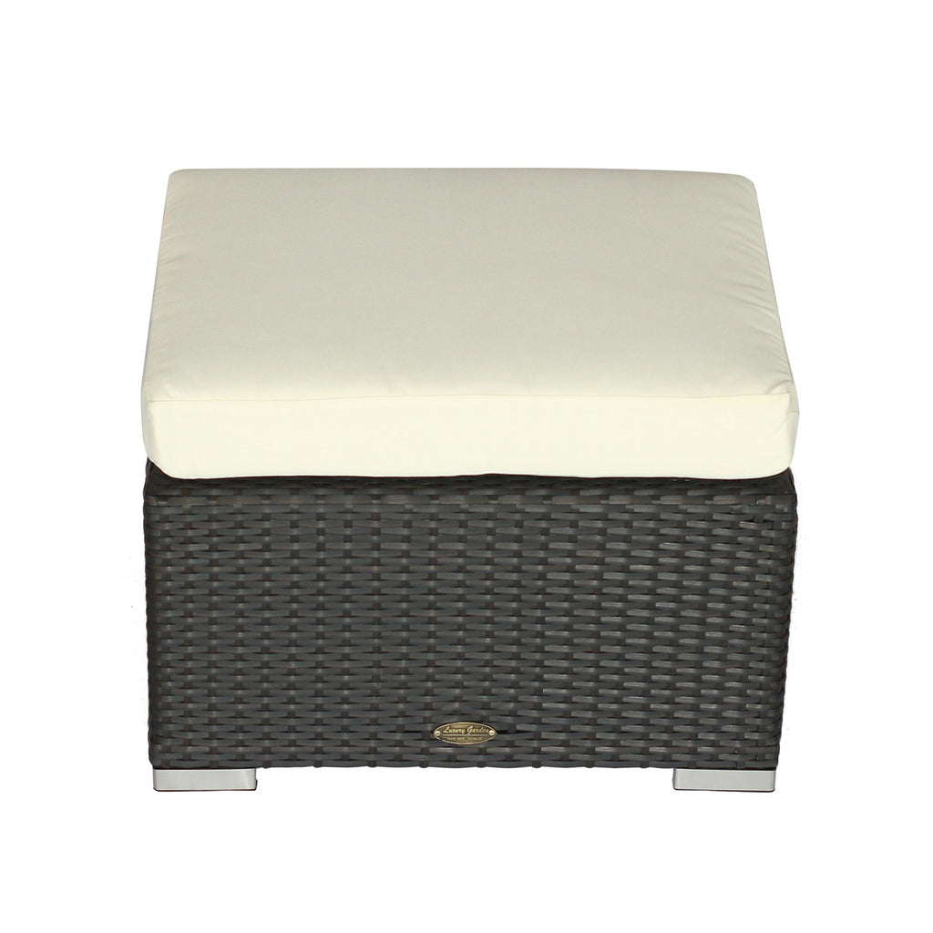 Ottoman para Exterior de Ratán con Cojín LG408-8