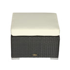 Ottoman para Exterior de Ratán con Cojín LG408-8