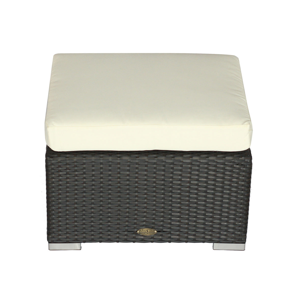 Ottoman para Exterior de Ratán con Cojín LG408-8