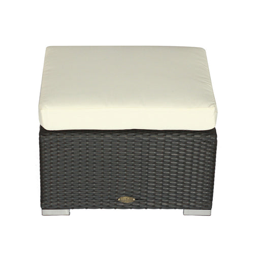 Ottoman para Exterior de Ratán con Cojín LG408-8