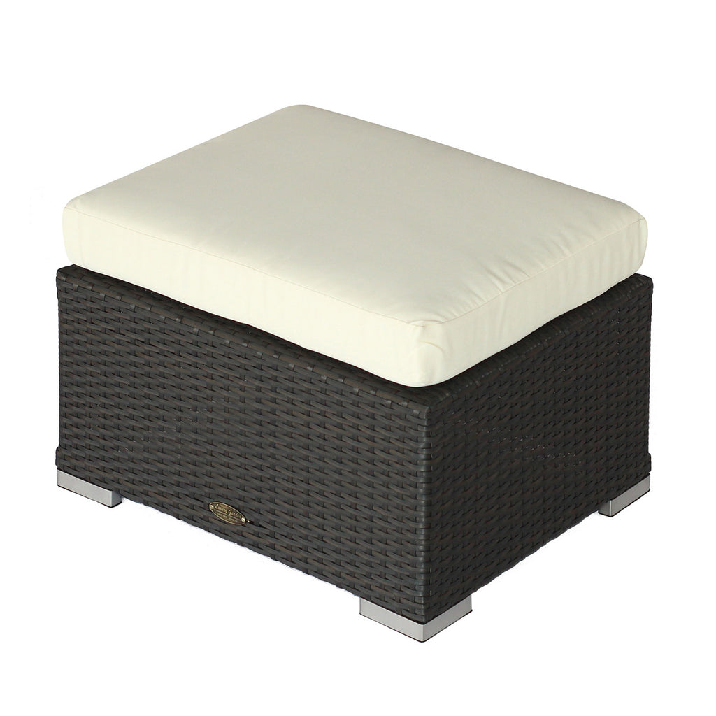 Ottoman para Exterior de Ratán con Cojín LG408-8