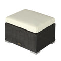 Ottoman para Exterior de Ratán con Cojín LG408-8