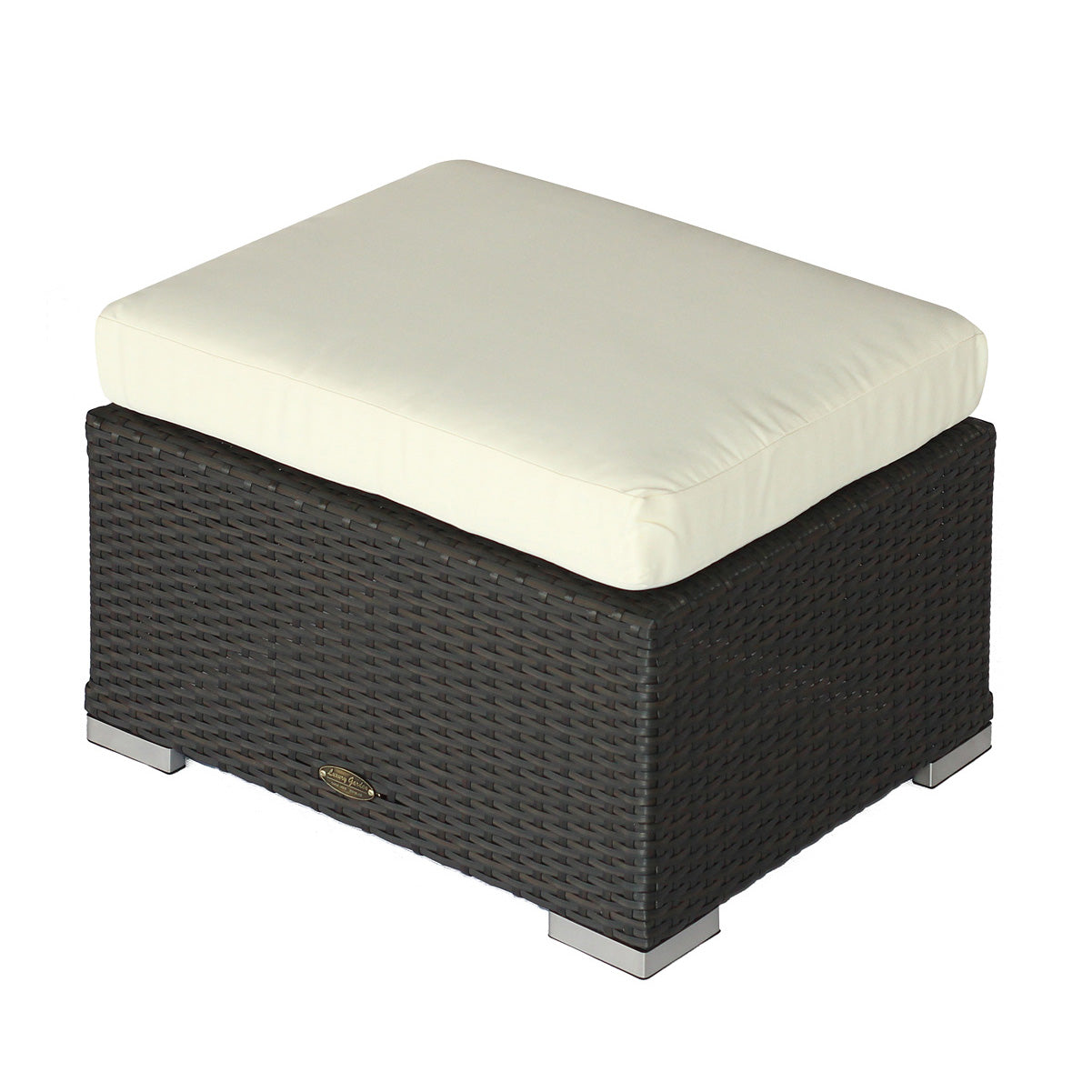 Ottoman para Exterior de Ratán con Cojín LG408-8