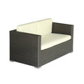 Sofá Love Seat para Exterior de Ratán con Cojines LG408-1
